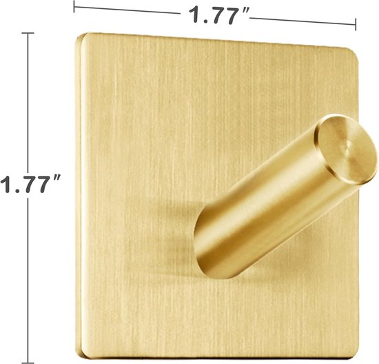 Aikzik Zelfklevende haken, zonder boren, 8 stuks, wandhaken, roestvrij staal, handdoekhaken voor badkamer en keuken Aikzik Zelfklevende haken, zonder boren, 8 stuks, wandhaken, roestvrij staal, handdoekhaken voor badkamer en keuken