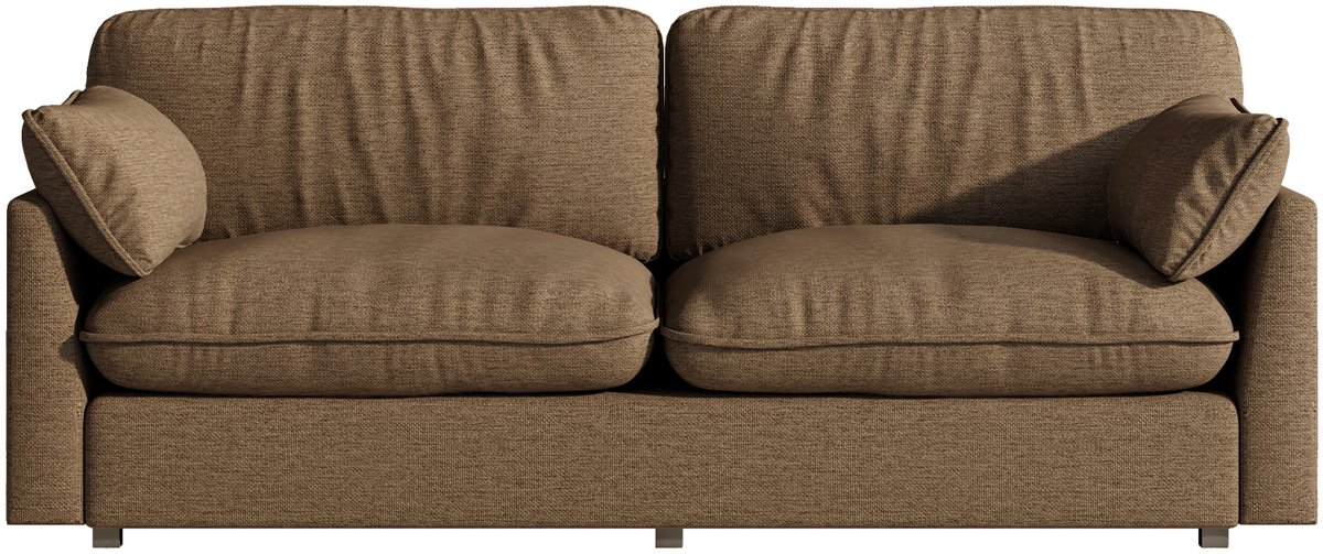 Guyii Meubels bank 2-Zits - Comfortabele 2~3-Zits Bank 210 cm - Bruin bank - Luxe Zitcomfort