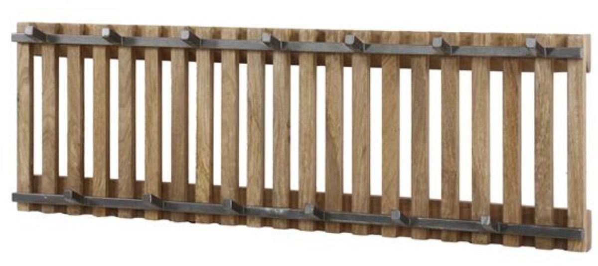 Giga Meubel Wandkapstok Tweak - Hout - 13 Haken - 100x10x33cm