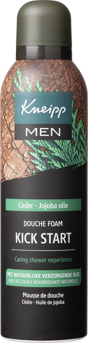 Kneipp Ceder Jojobaolie Douche foam - 200 ml - Voor mannen