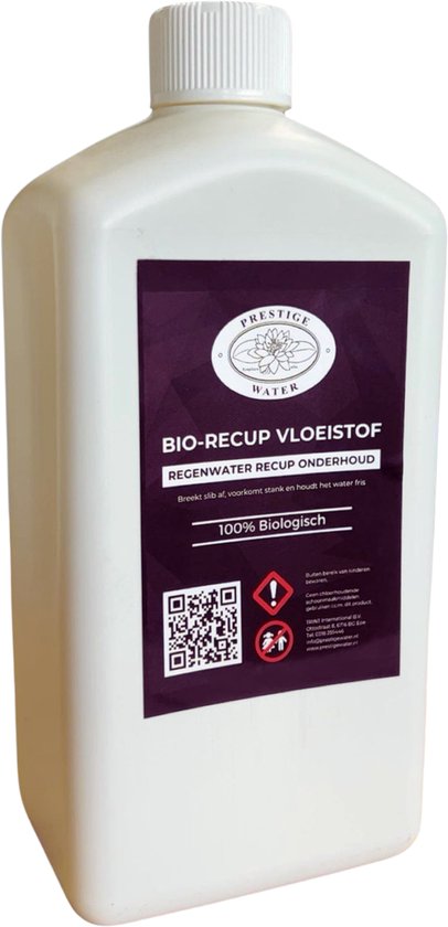 Bio-Recup LQD | Onderhoud Regenwatertank-, Opvang & Recuperatie | Tegen Stinkend Regenwater | 946 ml
