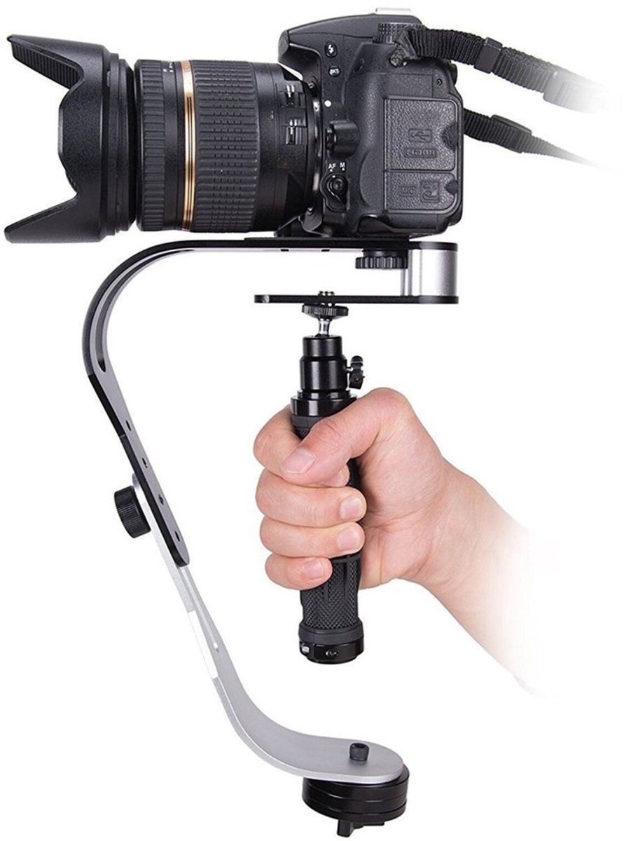 Geschikt voor Video Action Handle Grip Handheld Steady Stabilisator Geschikt voor GoPro DSLR Camera Etc.