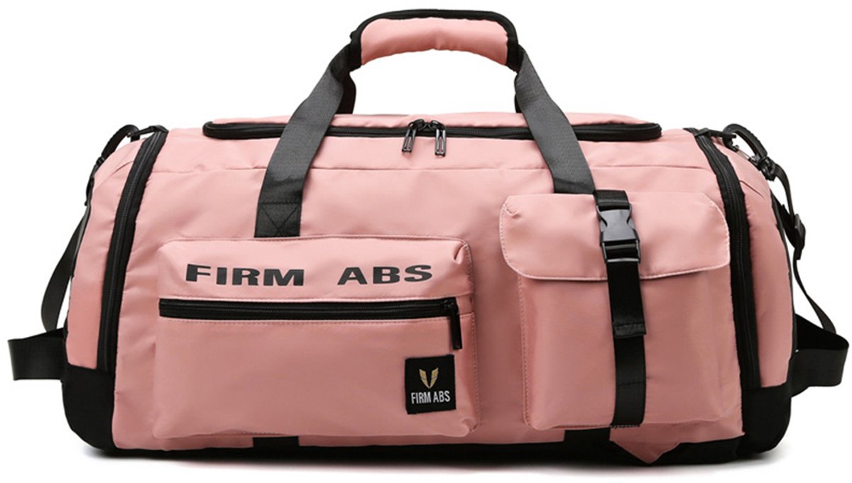 1 Reistas - 65L Handbagage Reistas Dames - Voor Weekend en Fitness - Schoenvak + Nat/Droog Compartiment