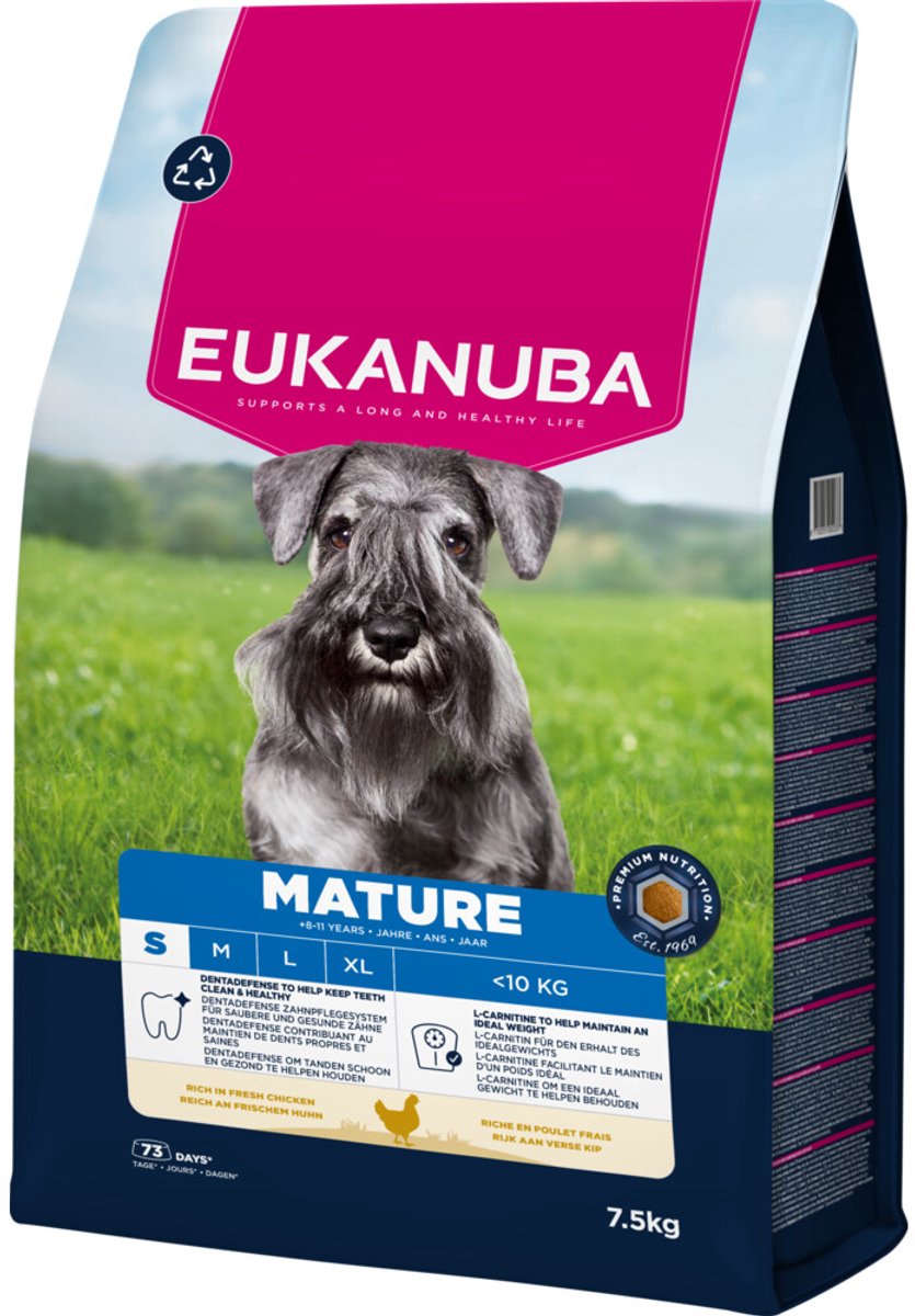Eukanuba Mature Small - Hondenvoer - Kip - 7,5 kg