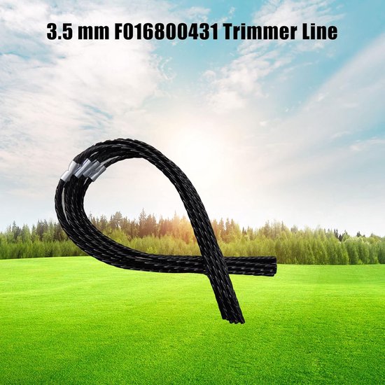 OIMG Maaidraad - 20 Stuks - trimmerdraad - Reserve draden - draadspoelen - Geschikt voor Bosch AFS 23-37 - Vervangt spoelen uit de F016800431 - 37 x 3,5 mm - zwart - Extra sterk van van OIMG — afbeelding 2
