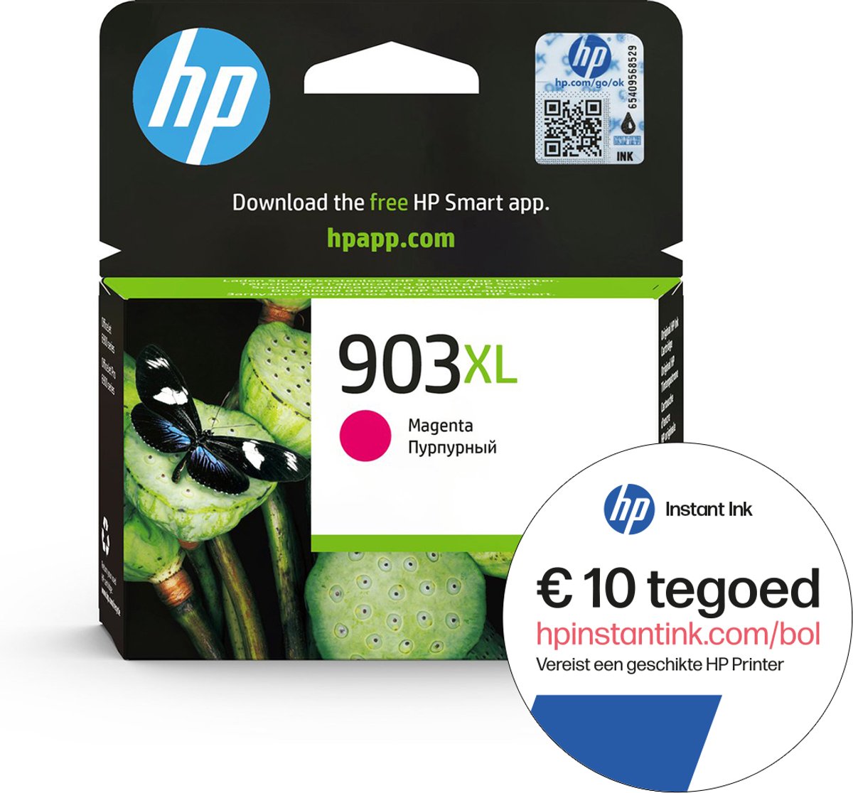 HP 903XL - Inktcartridge Magenta + Instant Ink tegoed