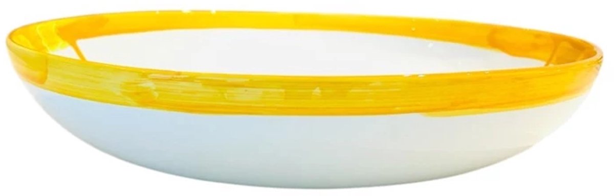 Val Pottery Marvelous Cascade bowl D36.5cm geel