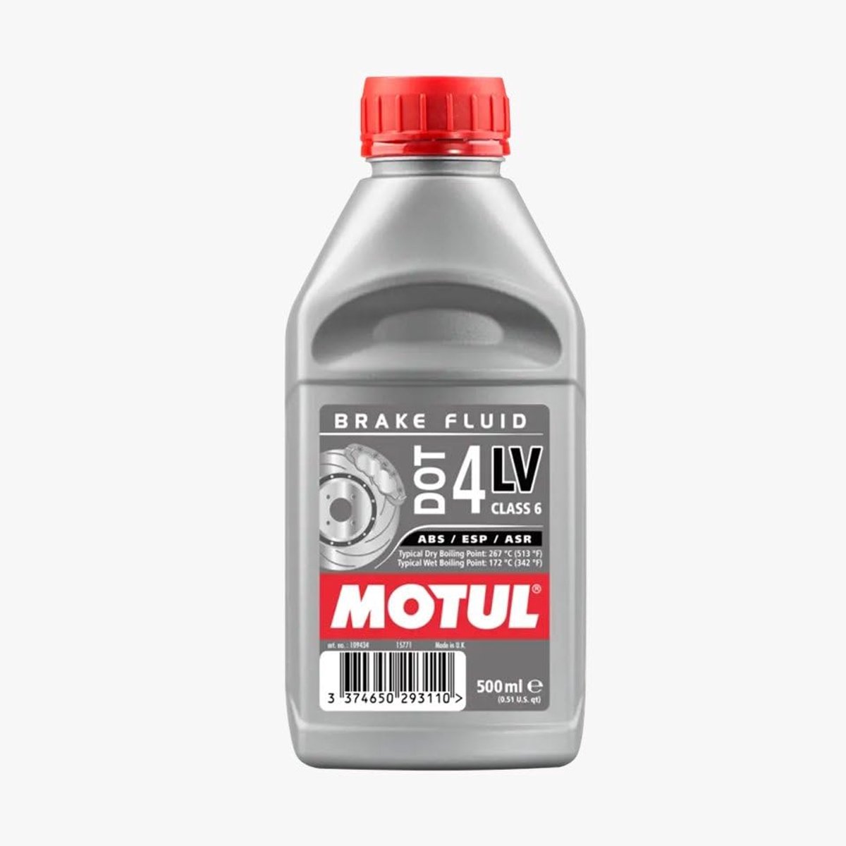 Hydraulische Remolie - DOT 4 Brake Fluid 0,5L voor Rem- en Koppelingssystemen