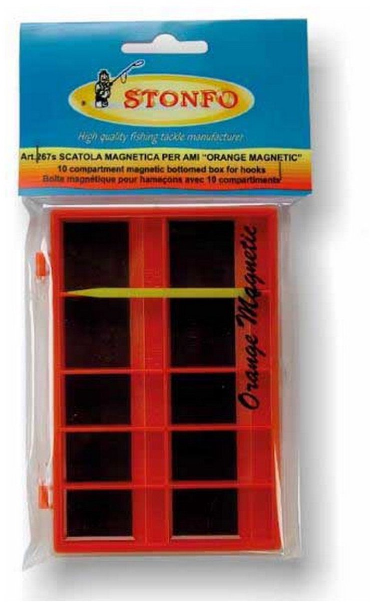 Stonfo Magnetic Hook Box Orange (10 compartimenten)