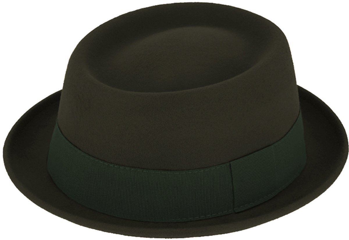 Wolvilten Pork Pie kleur Zwart maat 58