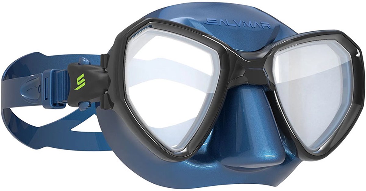 Salvimar Morpheus Mid Duikmasker Blauw,Zwart Man,Vrouw