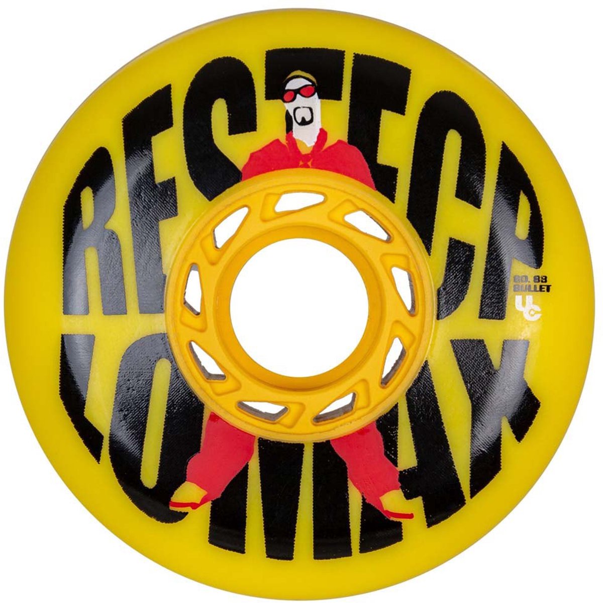 Undercover Wheels Uc Movies Nick Lomax Skateboardwielen 4 Eenheden 80 mm 88A Geel