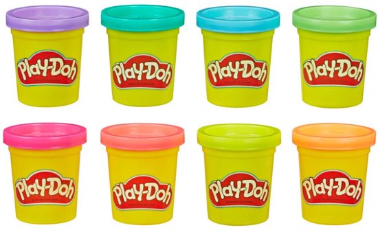 Play-Doh 8-pack verschillende kleuren assorti