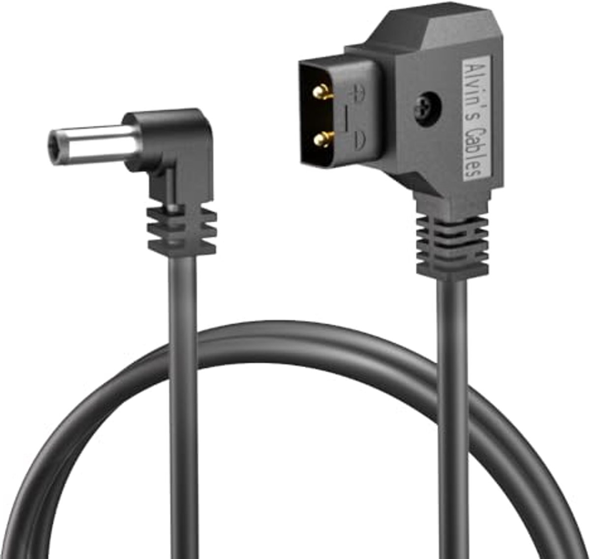 D-Tap naar DC 2.1 12V Rechte Hoek Kabel voor KiPRO LCD-monitoren 1M