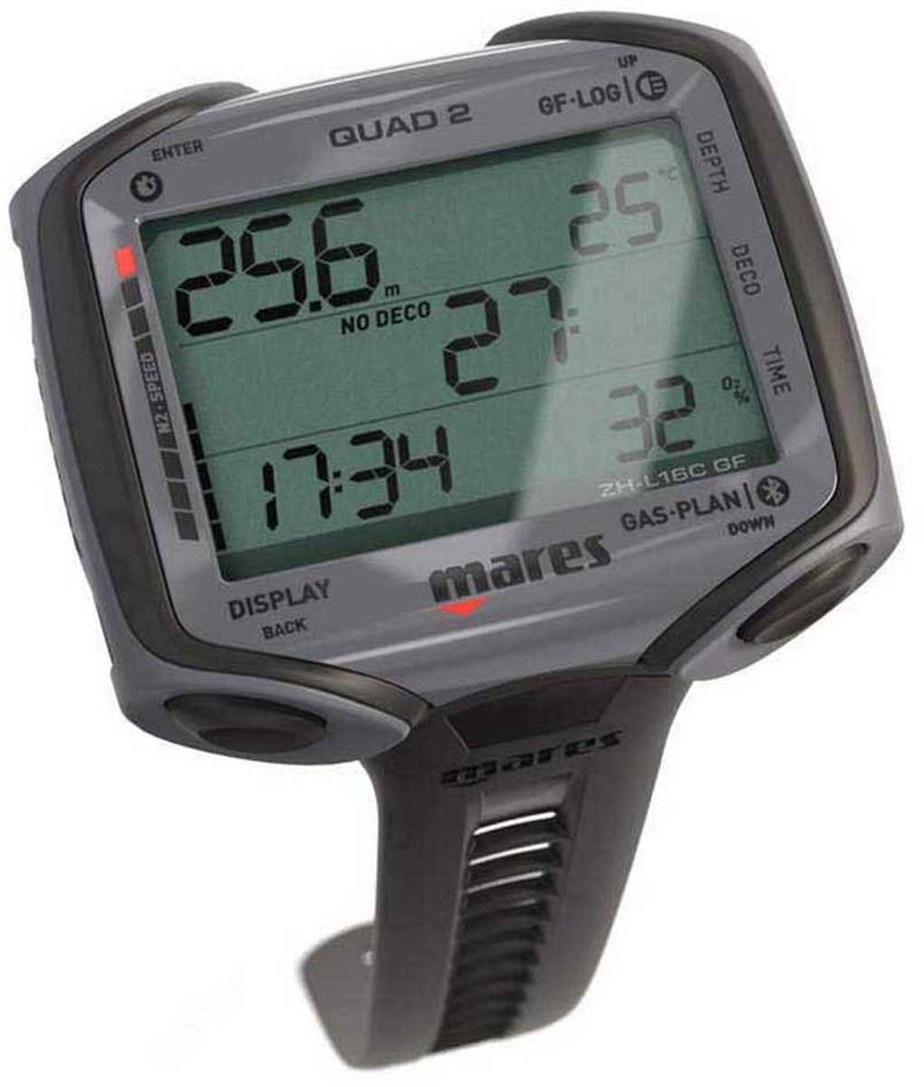 Mares Quad 2 Duikcomputer Zwart