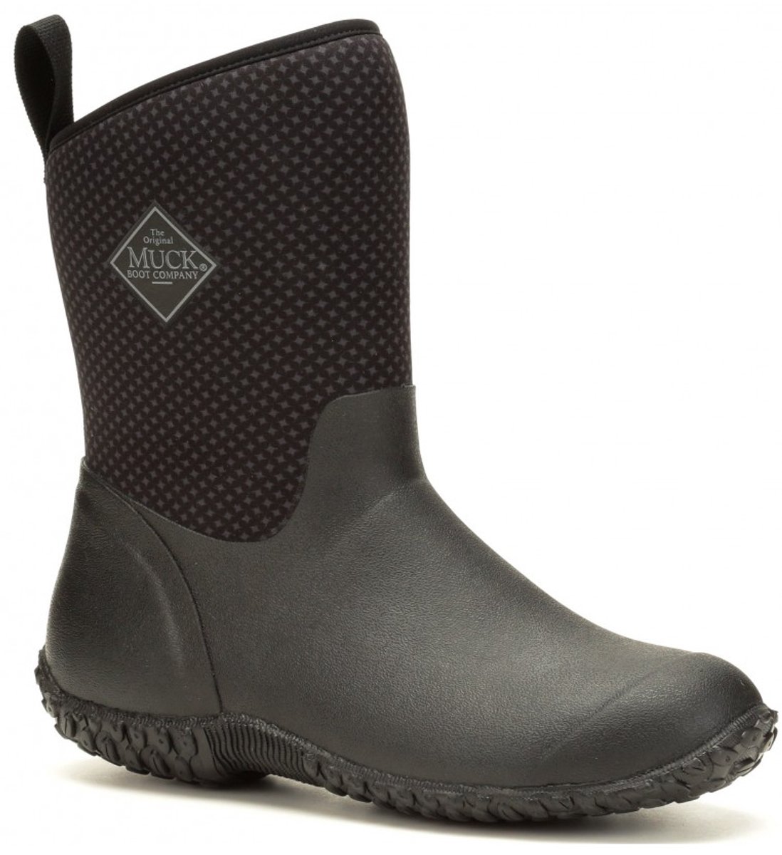 Muckster II Mid /Rose Print Zwart