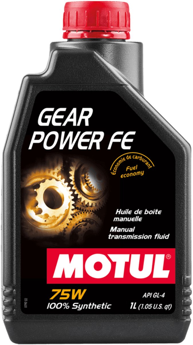 Motul Gear Power Fe 75w 1l Versnellingsbakolie Transparant
