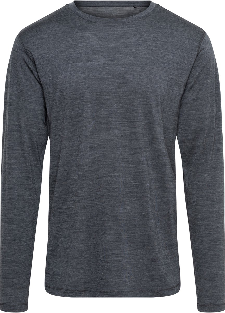 Narsaq Napasak Men Merino Long Sleeve Tee Forged Iron