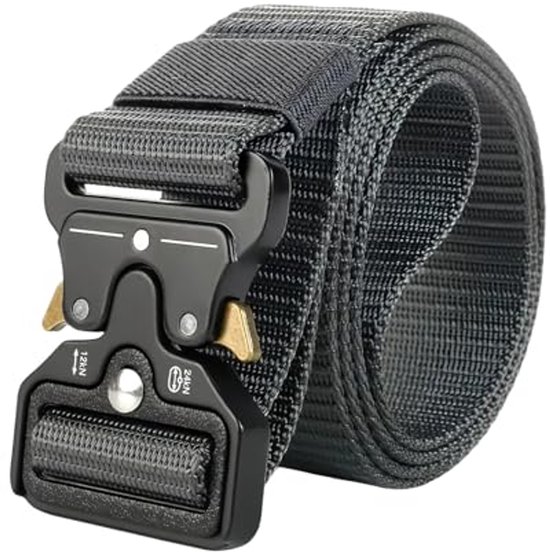 USUASI Lichtgewicht nylon riem voor mannen, Gesp type, casual