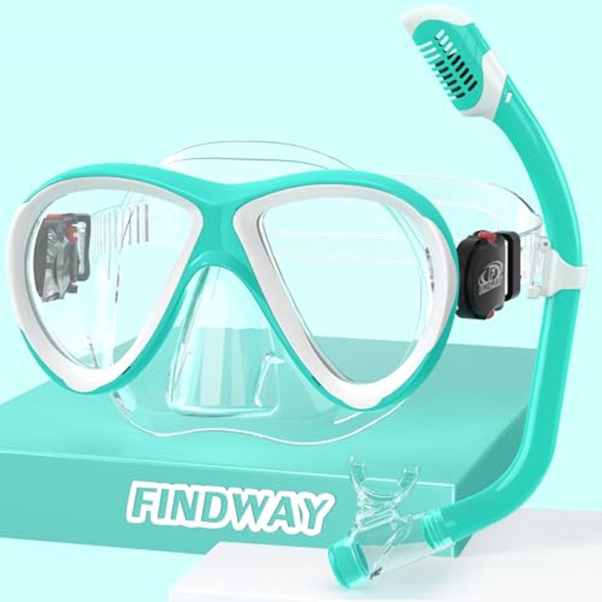Snorkelmasker voor Kinderen - Comfortabele Waterdichte Zwembril voor Jongens en Meisjes van 4-14 Jaar