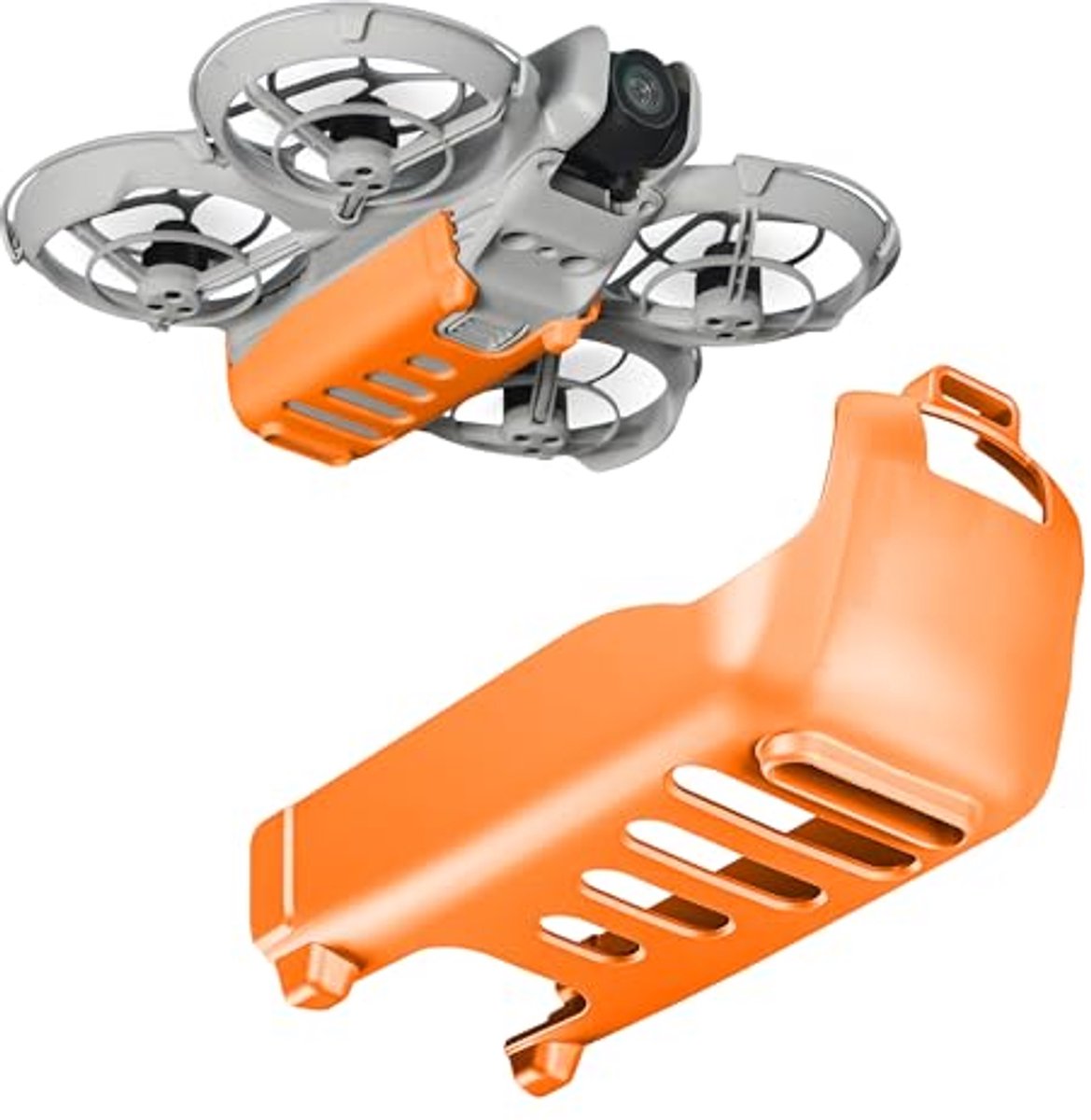 Accubescherming met Achtervleugel voor Drone