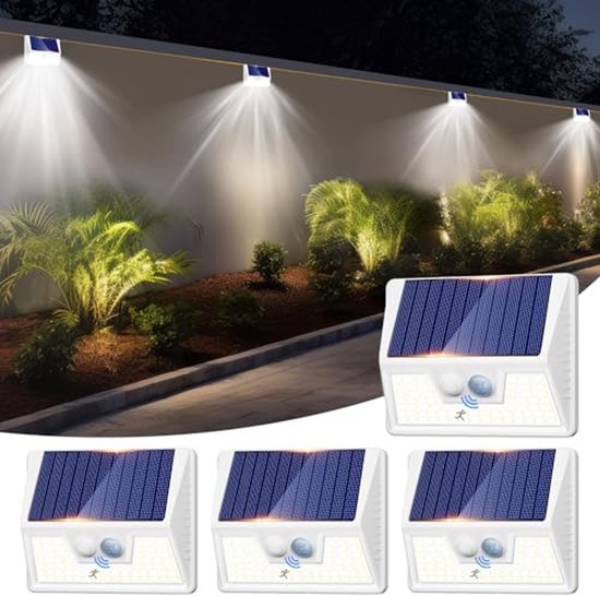 Lampe Solaire Exterieur Detecteur De Mouvement, 2 Lampe