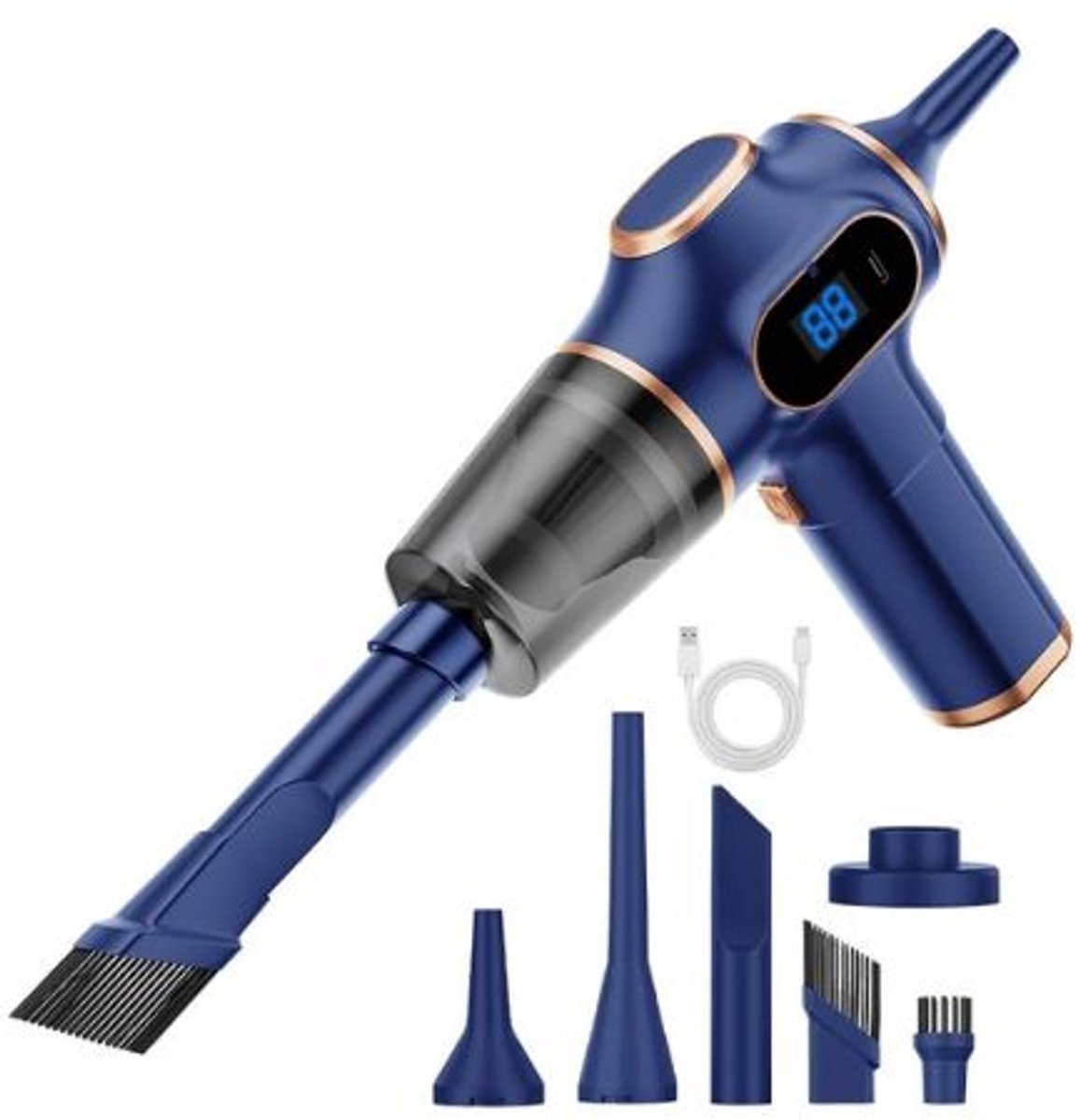 SUCCESS COURIER SL Draadloze Kruimeldief met HEPA Filter Blauw - SUCCESS COURIER SL - €105,95