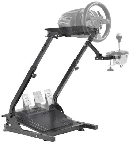 Racestuur Standaard - Playseat - Opvouwbaar - Wheel stand - Volledig Verstelbaar - Breed compatibel - Zwart