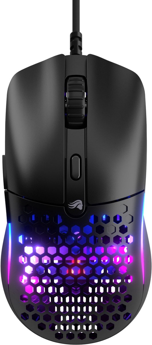 Glorious Gaming Model O Eternal - Bedrade Gaming Muis - 12K DPI - Ultralicht 55 g - Optisch - RGB - Zwart