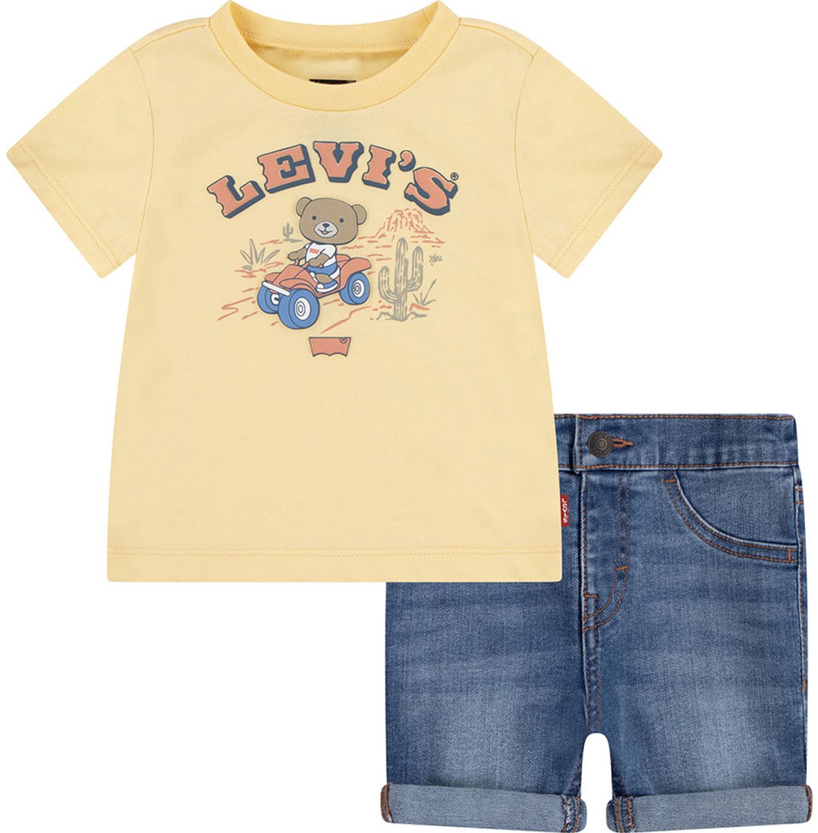 Levi´s ® Kids Four Wheeler Set 3 Months Jongens Meisjes Geel