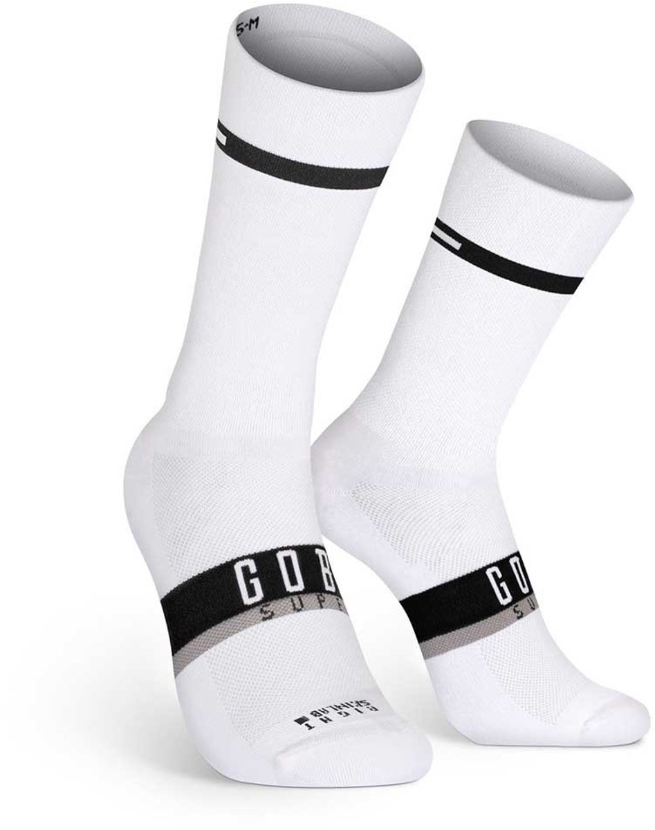Gobik Superb Horizon Extra Lange Sokken Wit EU 35-38 Man,Vrouw