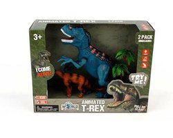 Dimasa Pakket 2 Dinosaurussen Licht En Geluid Transparant Kinderen