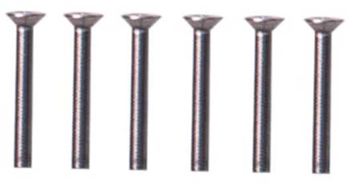 Nsp Hydrofoil Airwave Mast Kit Schroef 6 Eenheden Zilver M6 x 35 mm