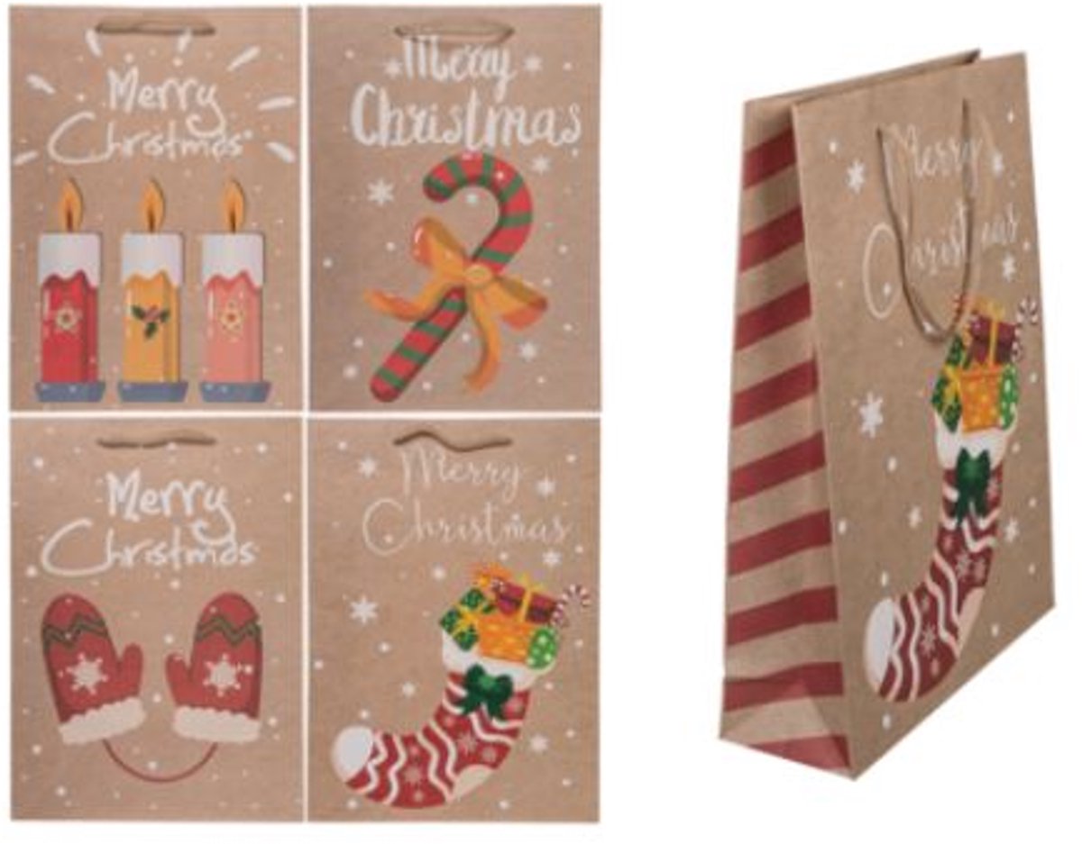 Kerst cadeautas kraft - warms