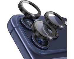 Protecteur lens d'appareil photo 1x Convient pour : iPhone 17 Pro - protecteur d'écran - verre - protégez votre appareil photo - verre de protection - Zwart