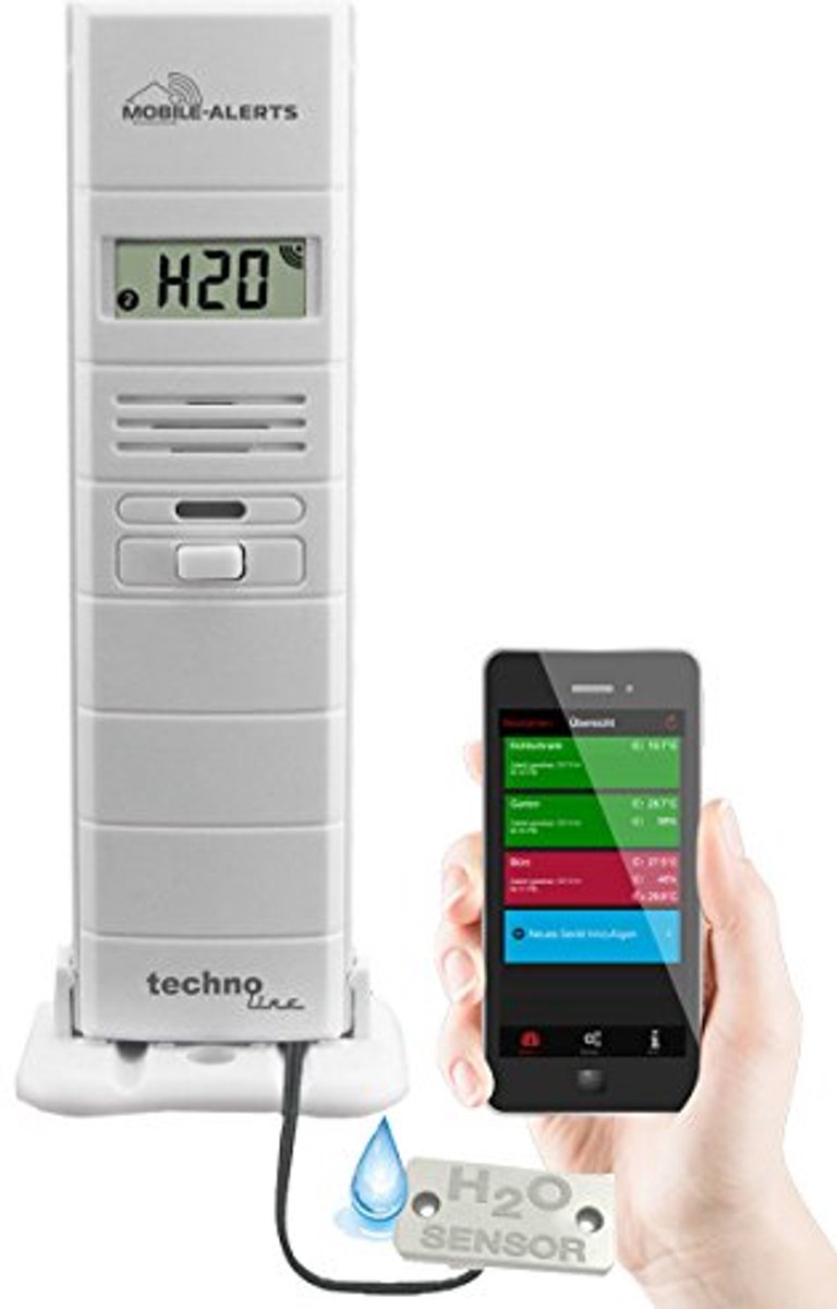 2-in-1 Watermelder en Thermo-Hygro Sensor - Slimme Beveiliging voor Thuis