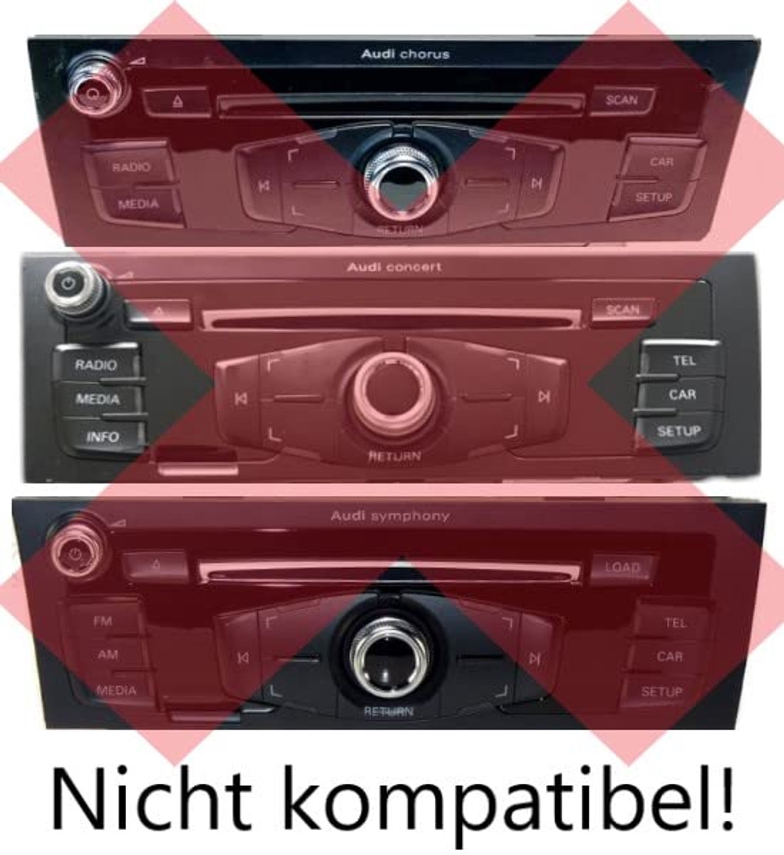 Bluetooth Audio Adapter 12pin compatibel met VW Audi Skoda Seat vanaf juli 2010