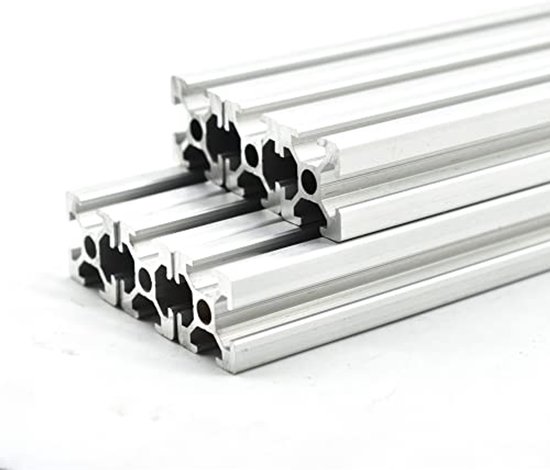 Lot De 4 Tubes Carrés Aluminium Noir 20x20x1 Mm – 200 Mm – 6063 Qualité Construction & Décoration
