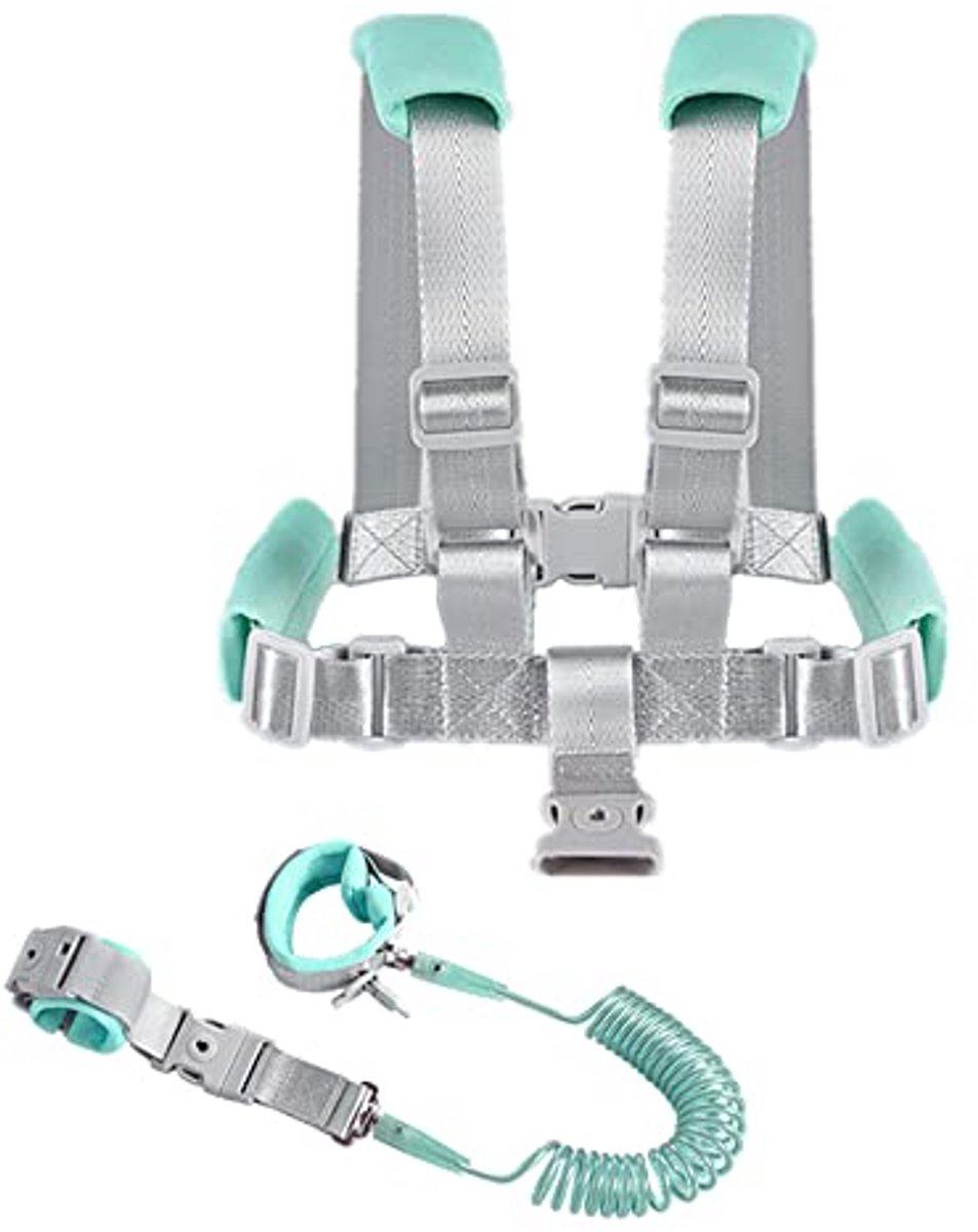 Image of 2in1 Anti-verlies riem voor peuters met loopharnas en veiligheidsriem
