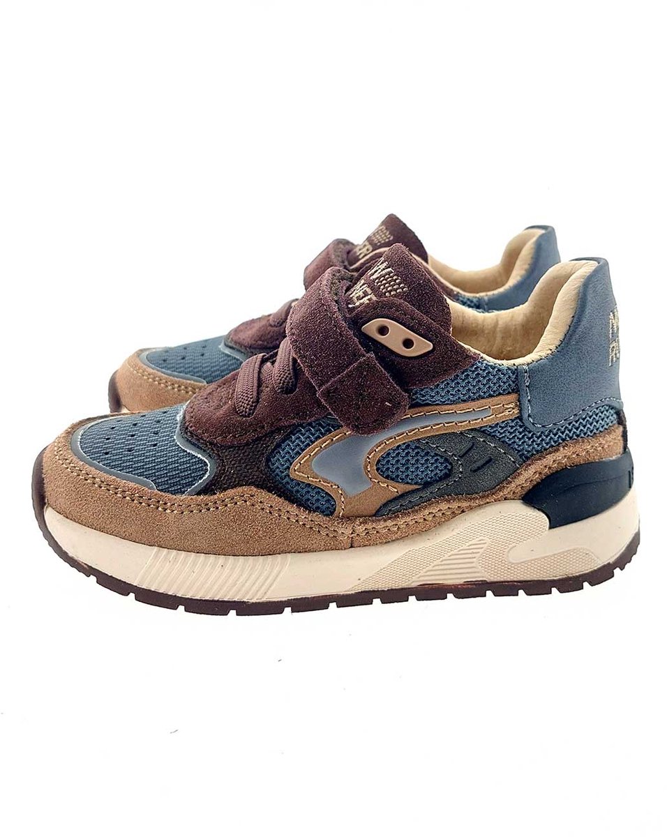 Shoesme ST25W008 sneaker bruin combi