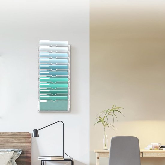 Organiseur Chauffant IDesign The Home Edit – 3 Compartiments Silicone & Plastique Recyclé – Support Sèche-Cheveux, Fer à Lisser, Fer à Friser