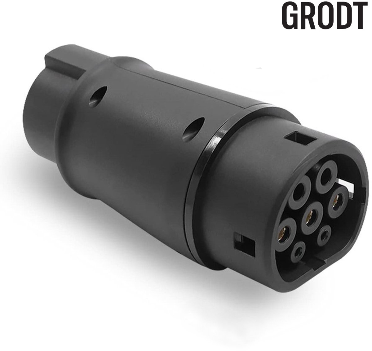 Grodt Type 1 naar Type 2 verloopstekker 32A | Type 1 naar Type 2 adapter voor de elektrische auto | 32 Ampere