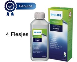 4x Philips - Saeco CA6700/10 - Koffiemachineontkalker - 250ml