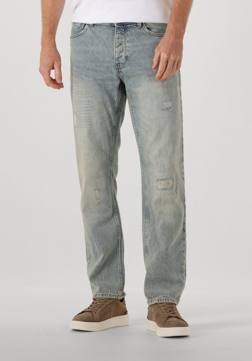 PURE PATH The Eric Regular Fit Jeans Jeans Heren - Broek - Lichtblauw - Maat 29