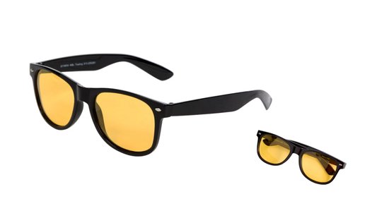 TJUTR Anti Glare Night Driving Bril voor Mannen Vrouwen Gepolariseerde Gele Lens Nachtzicht Bril voor Rijden 's Nachts, A02 Tortoise/Geel Nachtzicht Lens