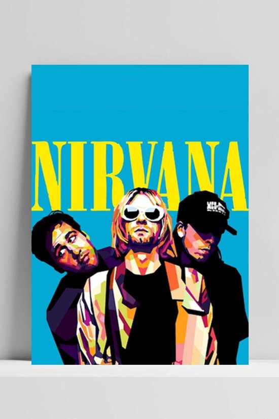 Nirvana Poster - Band - Kurt Cobain - Rock - Pop Art - posters ...
