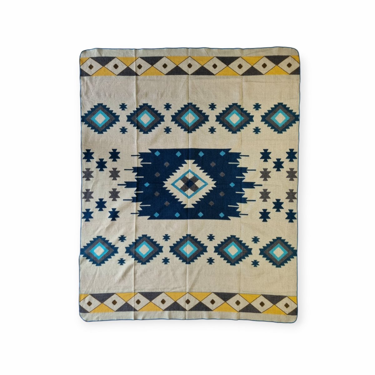 Alpa Adam Alpaca Plaid - Quechua de Oro Blauw