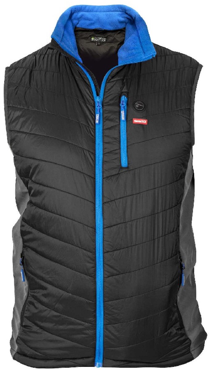 Preston Thermatech Heated Gilet Bodywarmer Vis Jas Blauw