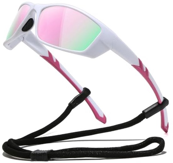 KSP Gepolariseerde Sportbril – Voor Kitesurfen, Windsurfen, Surfen En Zwemmen, Onbreekbaar, Drijvend Materiaal, UVA-UVB-bescherming, Incl. Microfibertas
