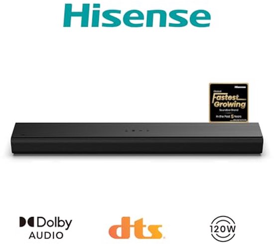 Soundbar 2.0-kanaals met 120 W en Dolby Audio — afbeelding 3